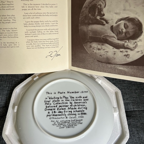 Donald Zolan “ waiting to play to play” in the children and pets collection. - Picture 2 of 2